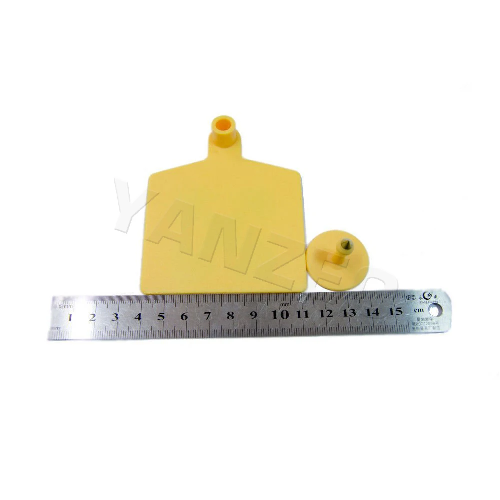 YANZEO 860 ~ 960MHz ISO 18000 6C UHF RFID Ушные бирки для животных крупного рогатого скота овец