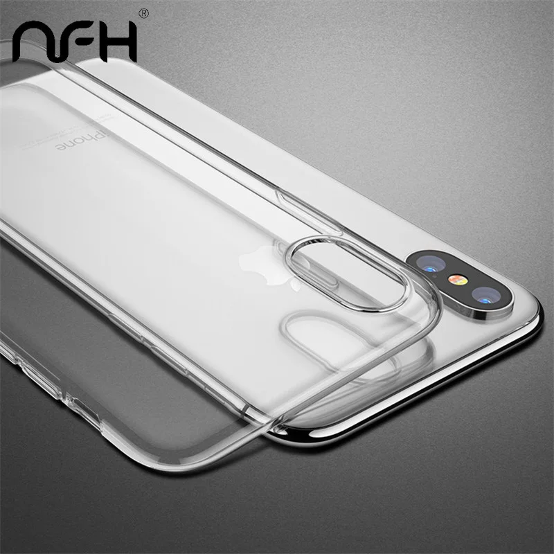 Ультратонкий прозрачный силиконовый чехол для iPhone 8 7 6 6S Plus чехлы мягкий из ТПУ On 6s