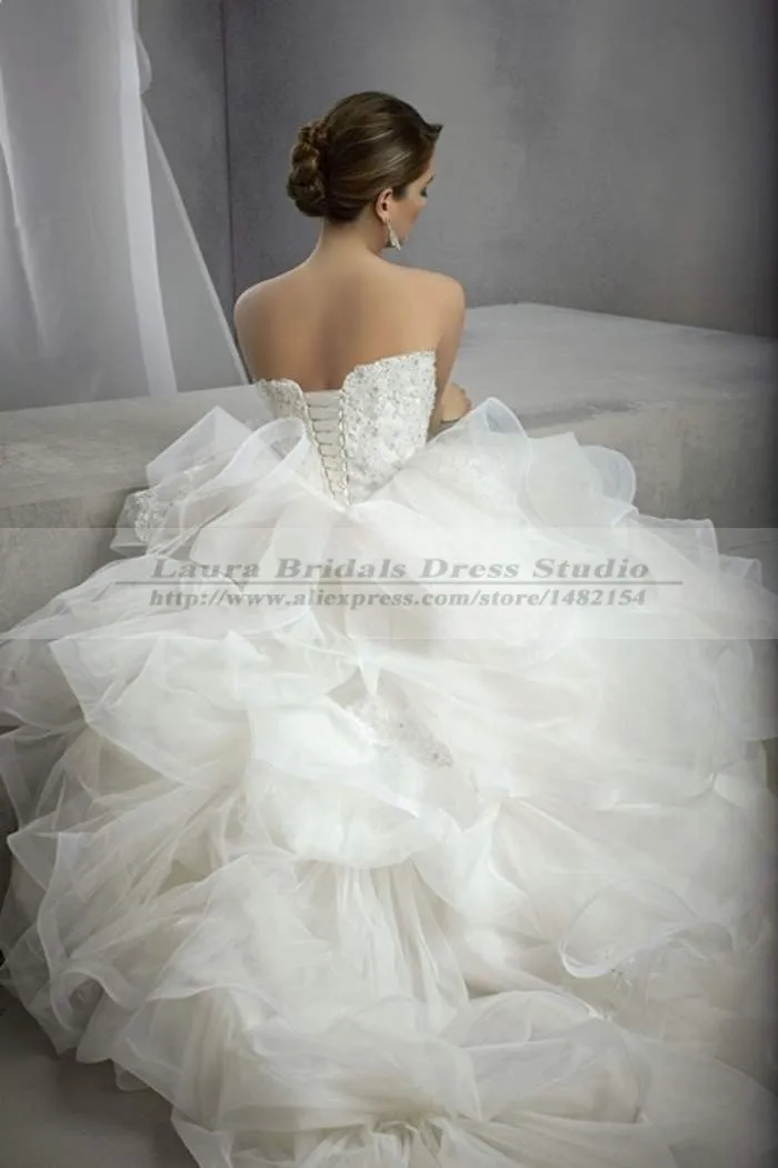 Vestidos De Noiva Vintage Elegant Ball Gown  Country  