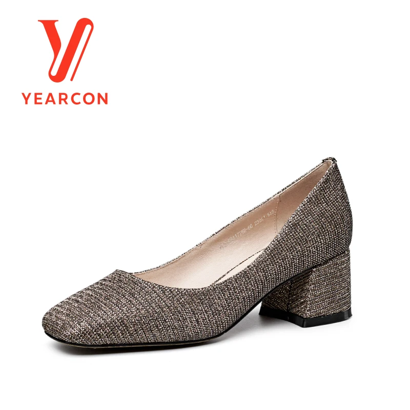 

Yearcon women's High heels leather casual dress shoes for fashion walking shoes 8551CE41728W