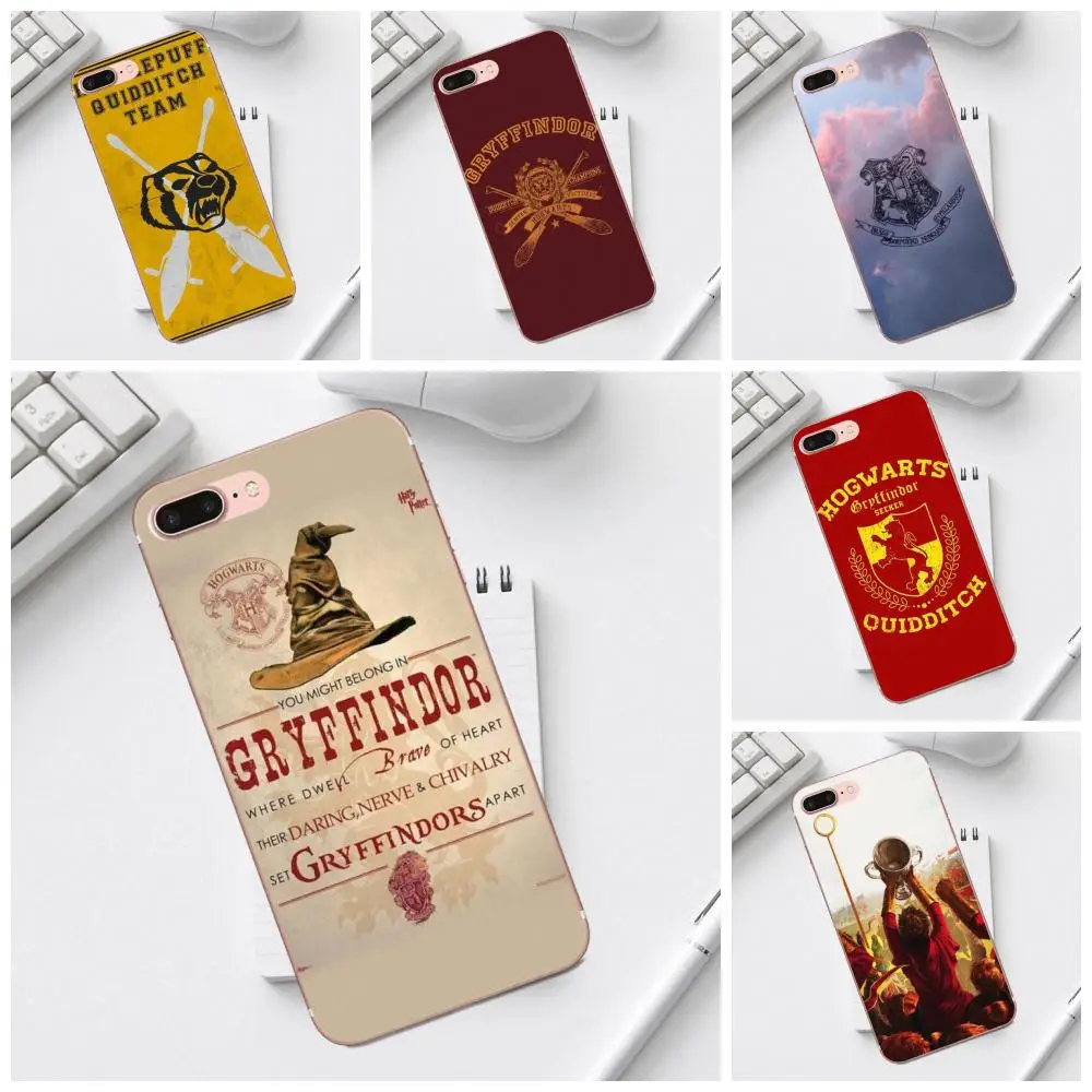 

Qdowpz Gryffindor Quidditch Soft TPU Cases For Galaxy Alpha Core Prime Note 4 5 8 S3 S4 S5 S6 S7 S8 S9 mini edge Plus