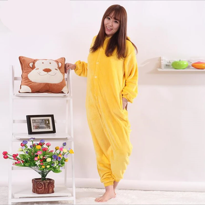 2017 New Fashion Women's Character Pajamas Full Sleeve Hooded Polyester