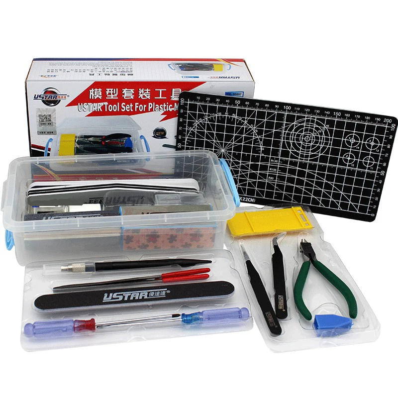 

UStar UA90067 Making Model Suits Tools Kit for Gundam Tamiya Trumpeter Model Building Tools Hobby Cutting Tools Accessory