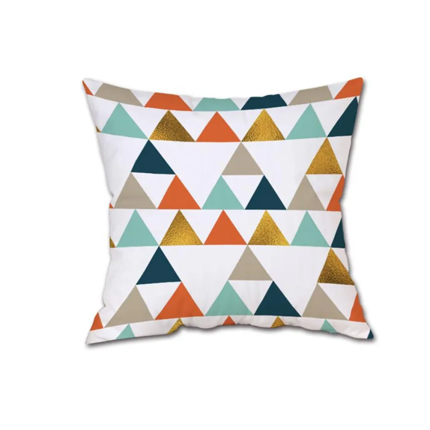New 9Styles Pillow cover 1PC 45*45cm Creative Colorful Pillow Cases