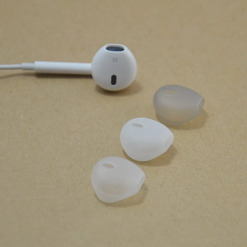 

New Fashion 1 Pairs Soft Ultra Thin Earphone Tips Anti Slip Earbud Silicone Earphone Case Cover For Apple AirPods Earpods