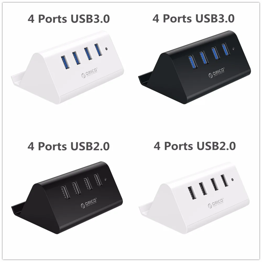 ORICO 4 порта s 5 Гбит/с высокоскоростной USB концентратор USB3.0 сплиттер адаптер с Micro USB порт питания Для iMac Компьютерные аксессуары для ноутбуков