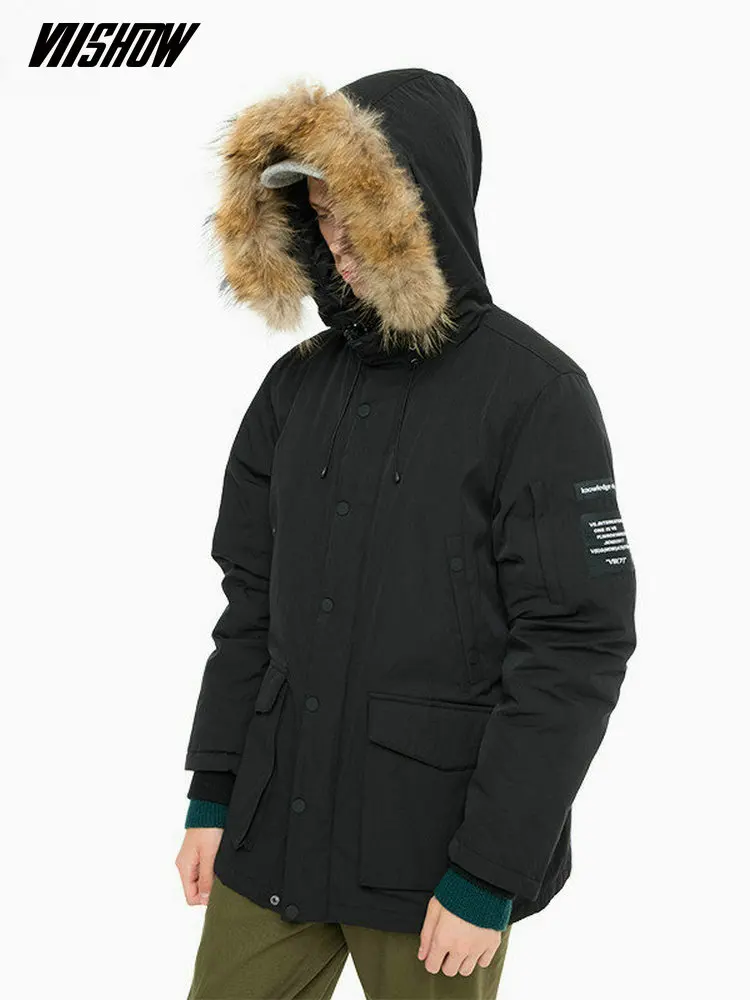 

VIISHOW Hoodies Men's Down Jacket Brand Winter Jackets For Men 2018 Fashion Padded Men's Winter Jacket Doudoune Homme YC2004184