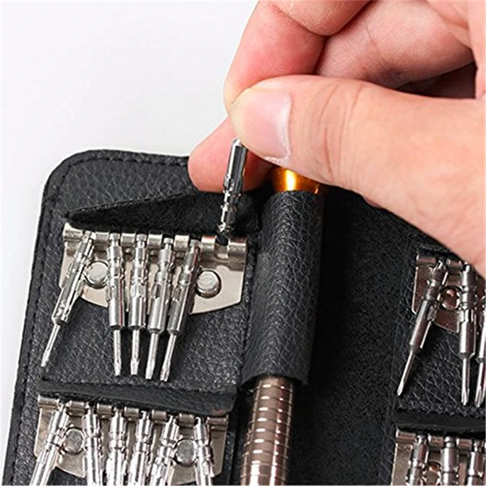 25 En 1 Torx del destornillador de teléfono móvil Kit de Herramientas de reparación Multitool Herramientas de mano para el reloj del Iphone Tablet PC Herramientas de Mano