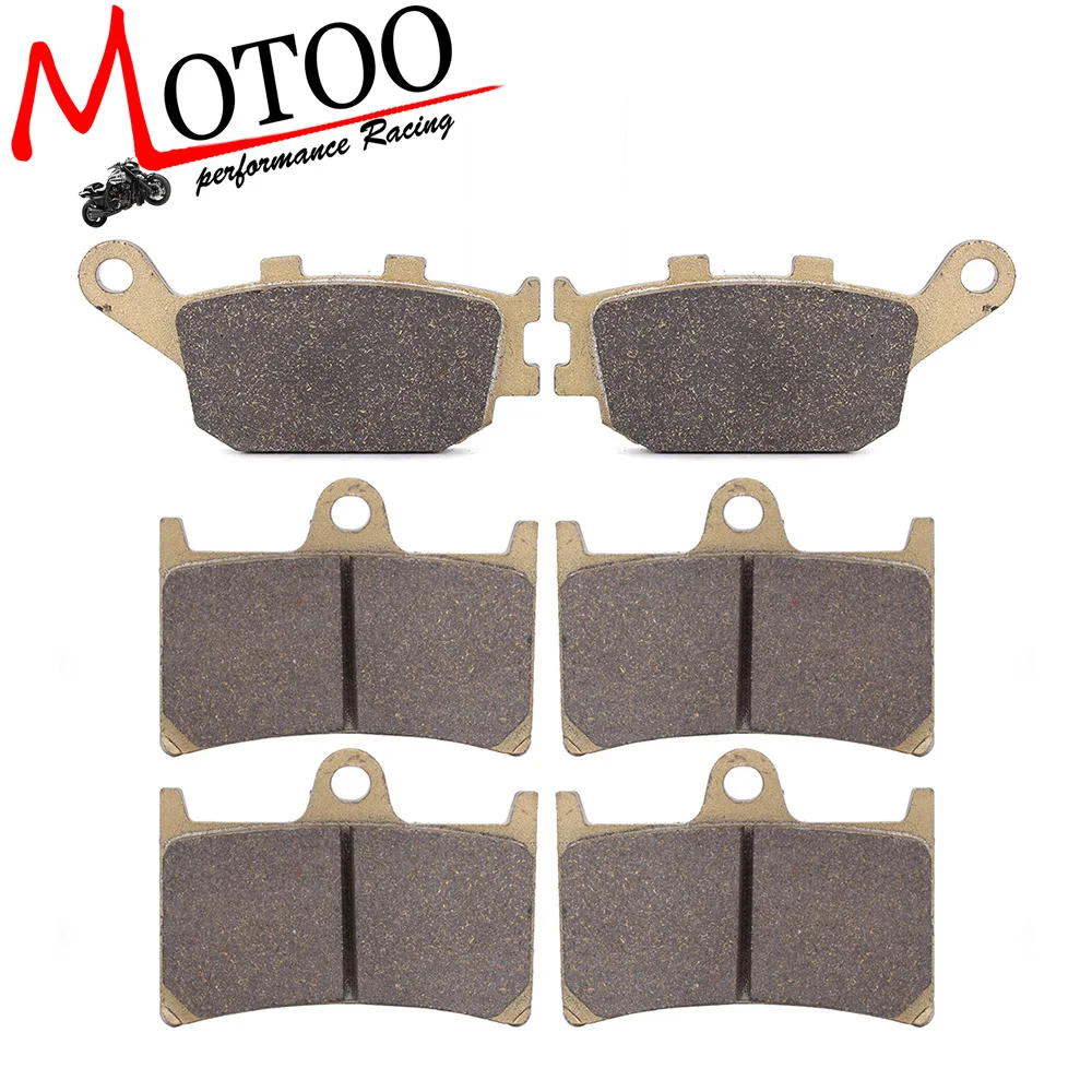 

Motoo - Motorcycle Front and Rear Brake Pads For YAMAHA YZF R6 2003-2015 YZF R1 1000 04-06 FZ6 2007-2009
