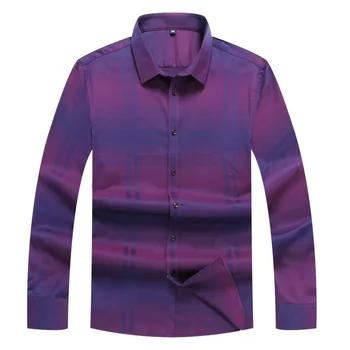 

new 8XL 7XL 6XL 5XL 2018 New Fashion Brand Men Clothes Slim Fit Men Long Sleeve Shirt Men striped Casual Men Shirt Social