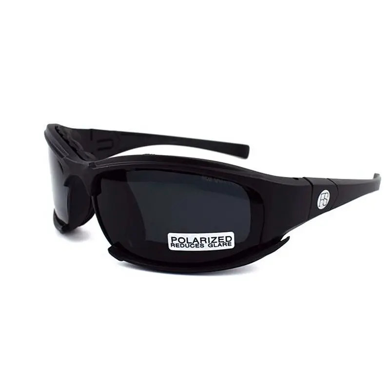 Тактические очки C5 поляризационные армейские военные очки страйкбол стрельба охотничьи очки спортивная защита походные солнцезащитные очки