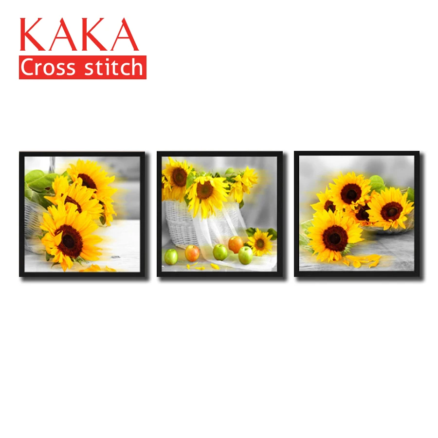 

Cross stitch kits,Embroidery needlework sets with printed pattern,11CT-canvas for Home Decor Painting,DMC flowers Full CKF0073