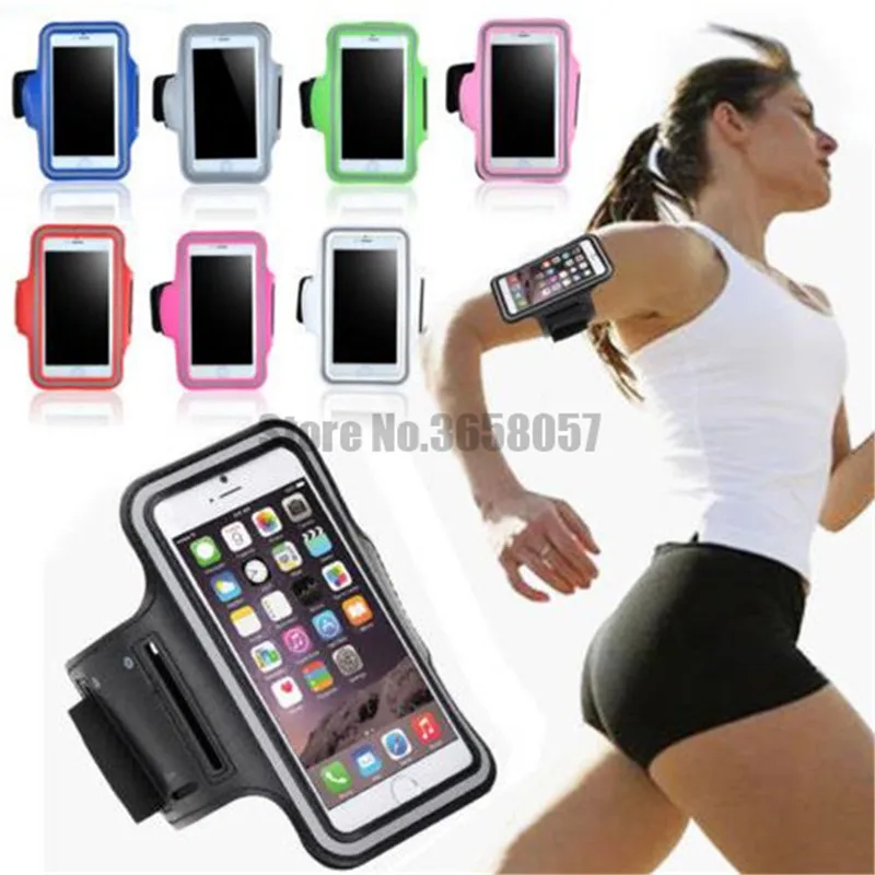 200pcs Sport Armband Case Cover For Iphone 6 7 8 Plus 4.7" 5.5