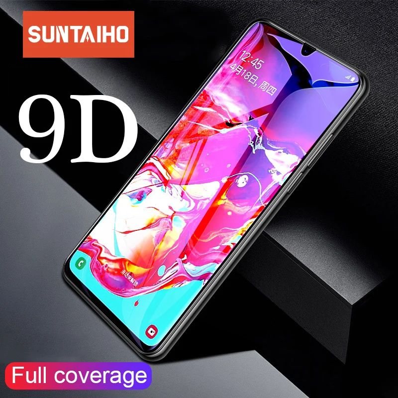 

Suntaiho 9D Tempered Glass For Samsung Galaxy A50 A70 A30 Screen Protector For Samsung M20 M10 M30 A20 A10 A40 A60 A80 A90 Glass