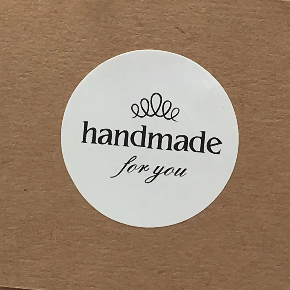1200pcs paper stickers handmade gift sticker labels white self adhesive