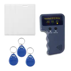 Ручной 125 KHz RFID ID карты копир писатель Дубликатор Программист Reader матч записываемый EM4305 ID брелков теги карта ключ карты