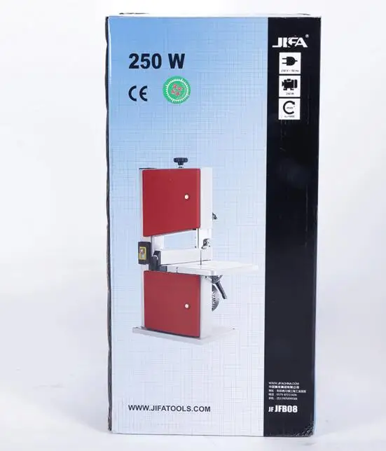 220V многофункциональный 8 дюймов ленточнопильный станок деревообрабатывающий однотонные Деревянный настил Установка Рабочий стол пилы