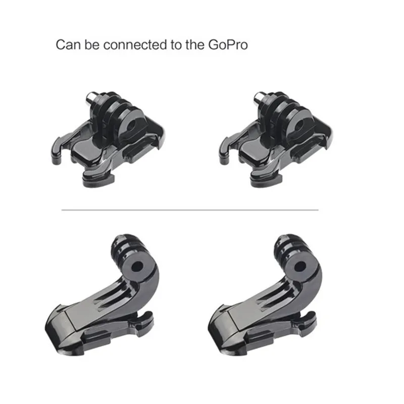 Plano para Gopro Adaptador com Braço Pivô para go Acessórios de Câmera de Ação Suporte Adesivo Hero 3 Pro Sjcam Sj4000 Xiaomi yi 4k 5 4 - Image 4