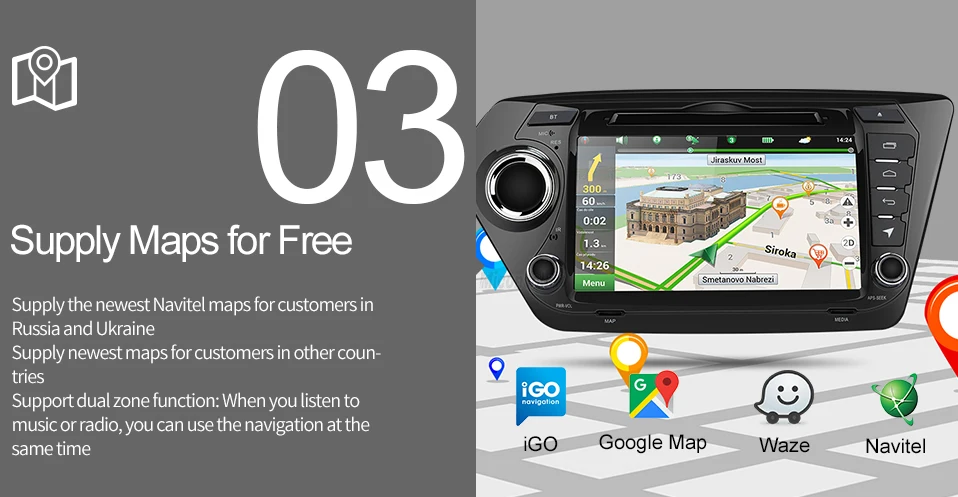 Excellent Miconcoln 2G+32G android 8.1 car dvd gps player car radio gps navigation video player for Kia rio k2 car multimedia player 4