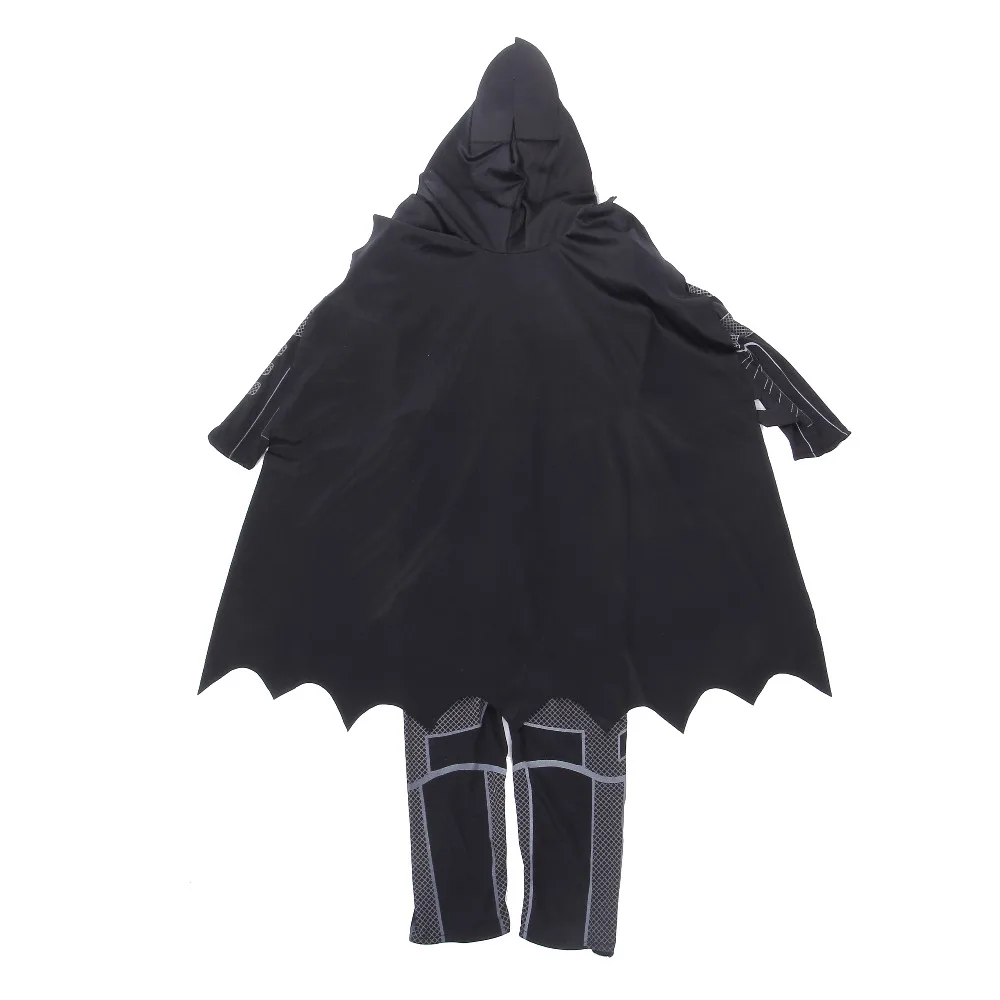 Batman Dark Knight Black Superhero Fancy Dress Halloween Deluxe Child Costume