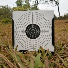 

The compact black and gray square particle trap holds 20 sheets of 5.5 "* 5.5" paper suitable for pellet gun plinking.
