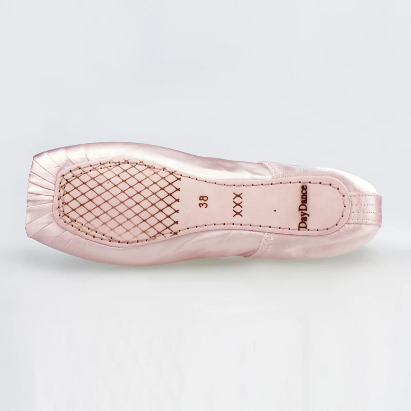 Professional Satin Canvas Dance Ballet Pointe Shoes for Girls and Women image 5