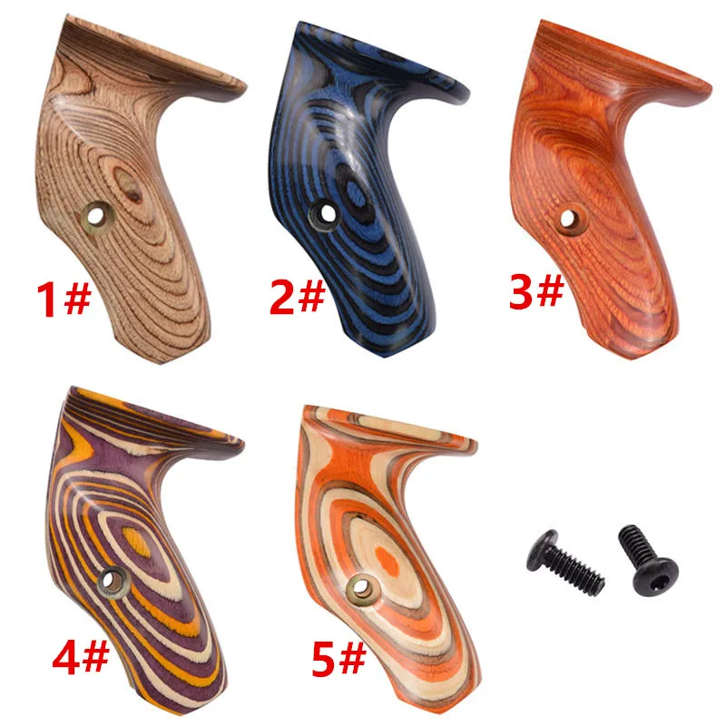 5 Color Wood Wooden Grips For 17" Ilf Traditional Recurve Bow Riser