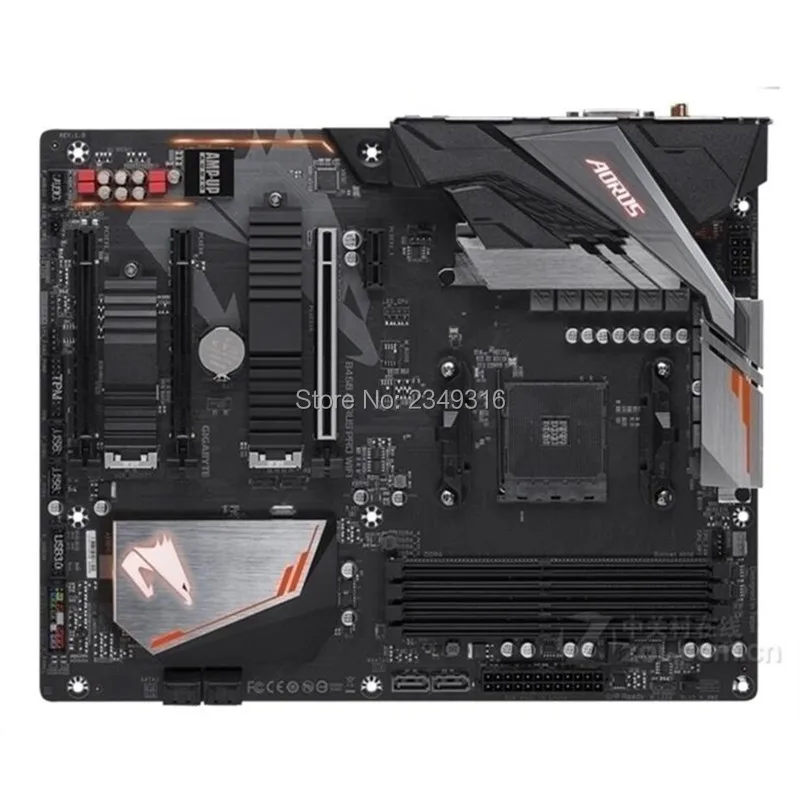 

Original Used GA-B450 AORUS PRO WIFI Motherboard for Gigabyte B450 AORUS PRO WIFI AM4 DDR4 Supports R3 R5 R7 1700 2600 2700