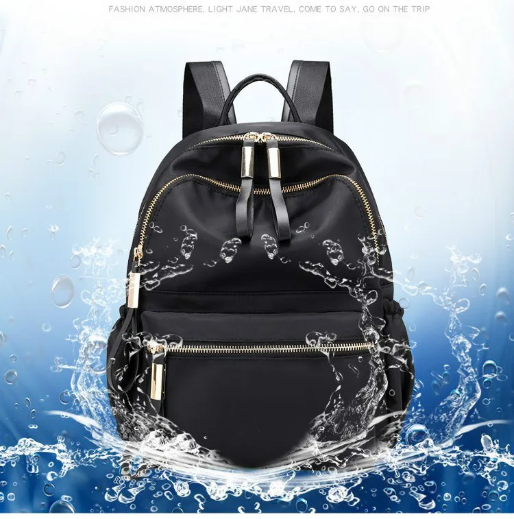 Новые женские рюкзаки, водонепроницаемая нейлоновая сумка на плечо для женщин, подходящая ко всему модная сумка для путешествий