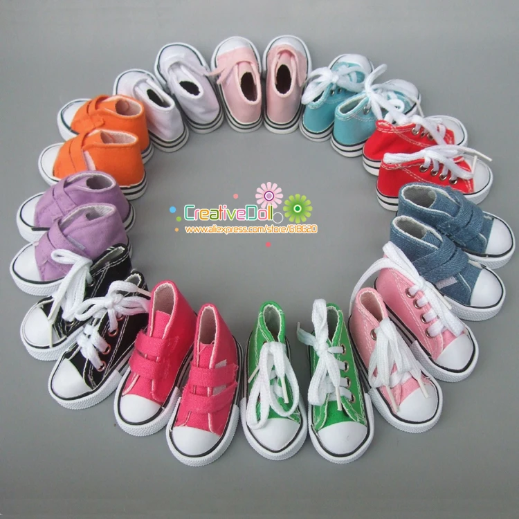 7 5cm Canvas Shoes For BJD font b Doll b font Toy 1 4 Mini font