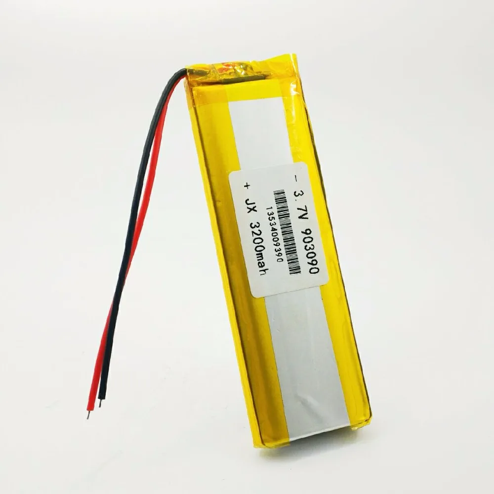 3 7 V батарея 903090 3200mah длинная полоса литиевая LED красота лампа ручной свет