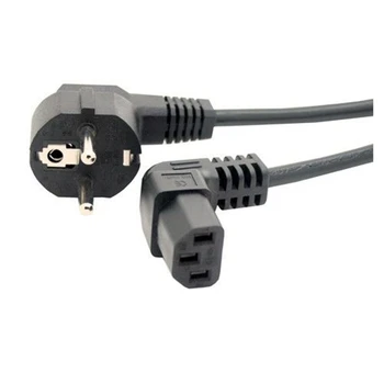 

Useful 3Pin to IEC 320 C13 DOWN Angled Power Cord for LCD LED Wall Mount 1M