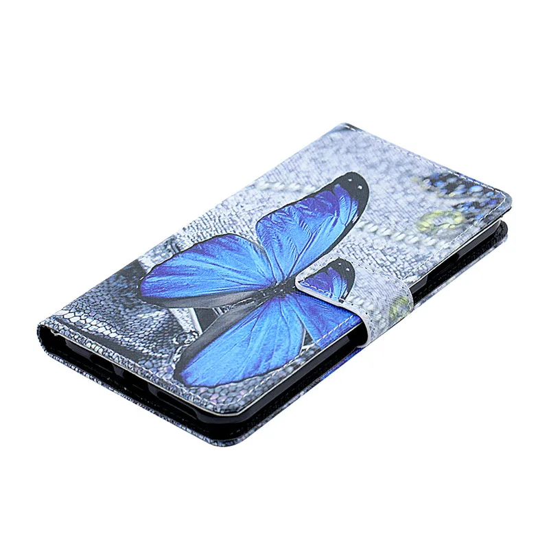 PDGB Painted Wallet Leather Case for Leagoo M5 M7 M8 M9 S8 S9 S10 T5 Z7 Kiicaa Power 5 Mix Color Flower Rose Cover Flip Case