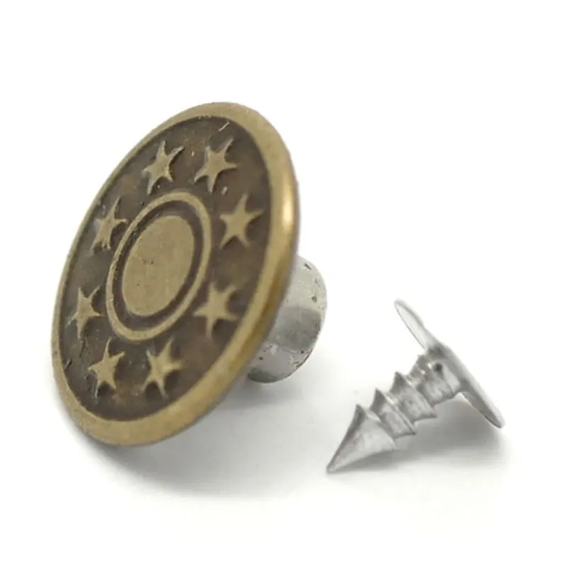 Wholesale 50 Set Bronze Tone Star Skull Heart Jean Tack Buttons Random Pattern Wholesale 50 Set Bronze Tone Star Skull Heart Jean Tack Buttons Random Pattern