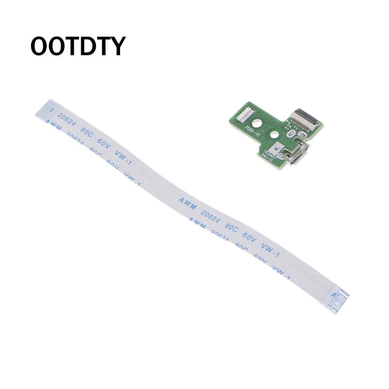 

USB Charging Port Board With 12 Pin Flex Cable For JDS-030 PS4 Controller