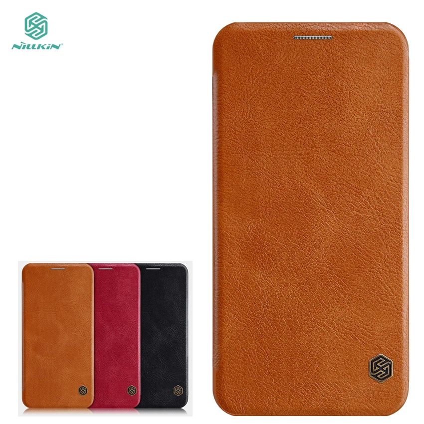 

For Samsung Galaxy A6s Case Cover NILLKIN PU Leather Flip Case For Samsung Galaxy A6s Flip Cover Phone Case For Samsung A6s