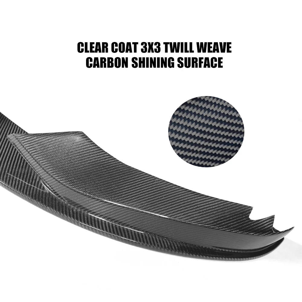 Углеродное волокно гонки передний губы сплиттер для BMW 4 серии F32 M Спорт бампер 2014UP