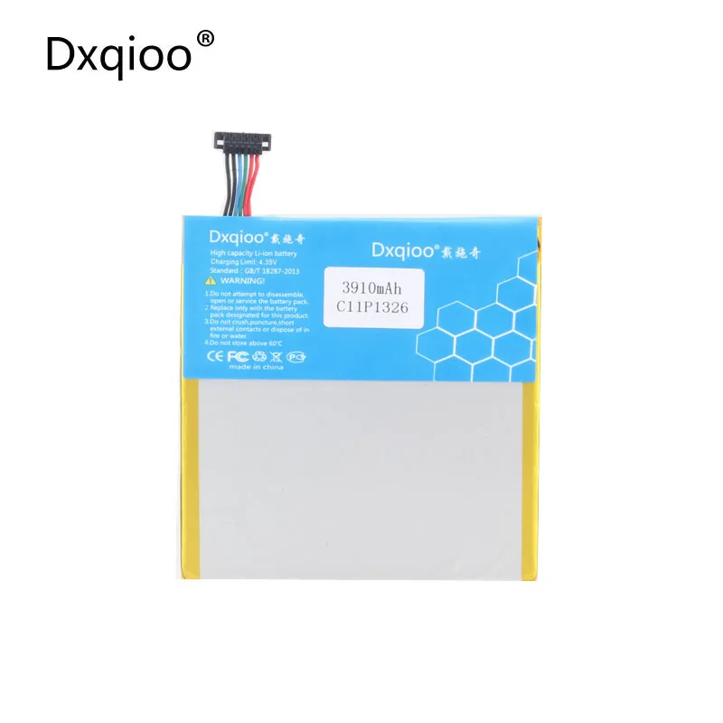 Аккумулятор Dxqioo C11P1326 подходит для аккумуляторов ASUS MeMo pad 7 ME7610C ME7610CX ME176C ME176CX|battery