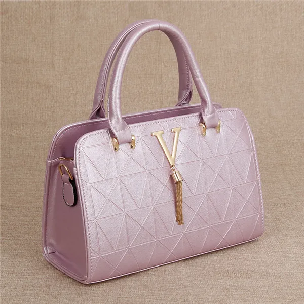 Новинка, модная кожаная сумка, ручная сумка, женская сумка, сумка через плечо, женские сумки известных брендов, сумка из ПУ кожи, квадратная посылка, сумка-тоут - Цвет: Purple