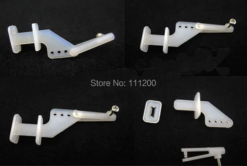 RC Plane Hardware kit Nylon Control Horns and 1mm Clevis RC Plane Hardware kit Nylon Control Horns and 1mm Clevis
