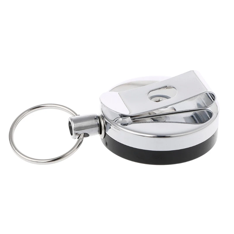 

Retractable Rope Keychain Portable Camping Anti Lost Key Ring Safety Buckle
