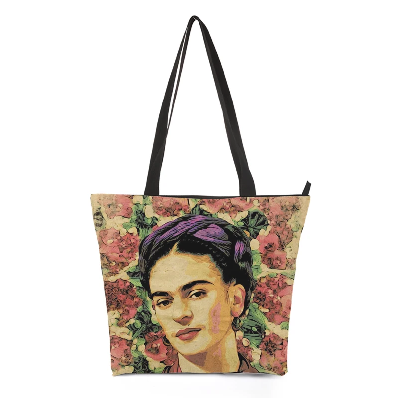 

CROWDALE Hot sell Customizer Women Bag Artist Handsome Printing Shoulder Bag Trapeze bag Handbag Casual Tote Handbag 44.5cm*35cm