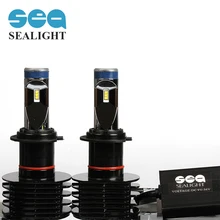 SEALIGHT 90 Вт 12000LM H7 свет Автомобиля Сид Противотуманные Фары Замена Супер Яркий Белый Преобразования Фар Автомобиля Источник Света