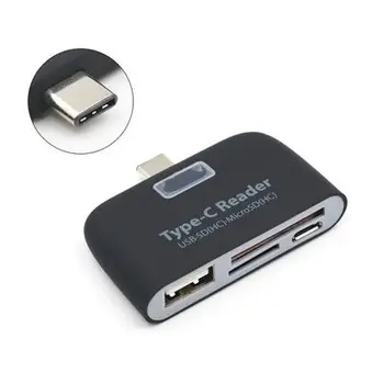 

USB 3.1 Type C USB-C TF SD OTG Card Reader For Macbook Phone Tablet