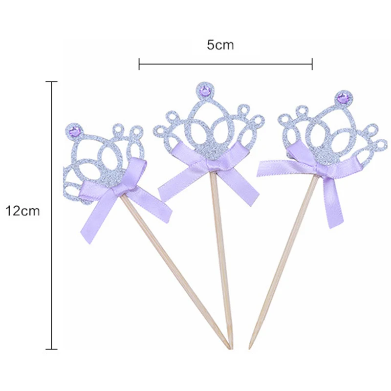 10 шт./партия, 1 день рождения, украшение, игровая шапка, Детские вечерние игрушки, золотые/серебряные, кекс, шляпа, принцесса, корона, Детские