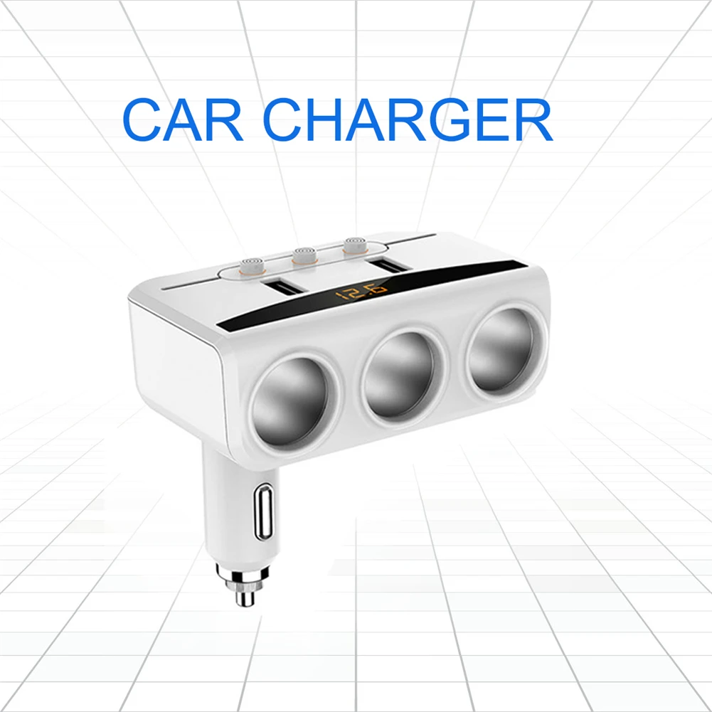 Автомобильный Bluetooth автомобиль одна минута три прикуривателя 2USB автомобильное зарядное устройство зарядный разъем для мобильного телефона