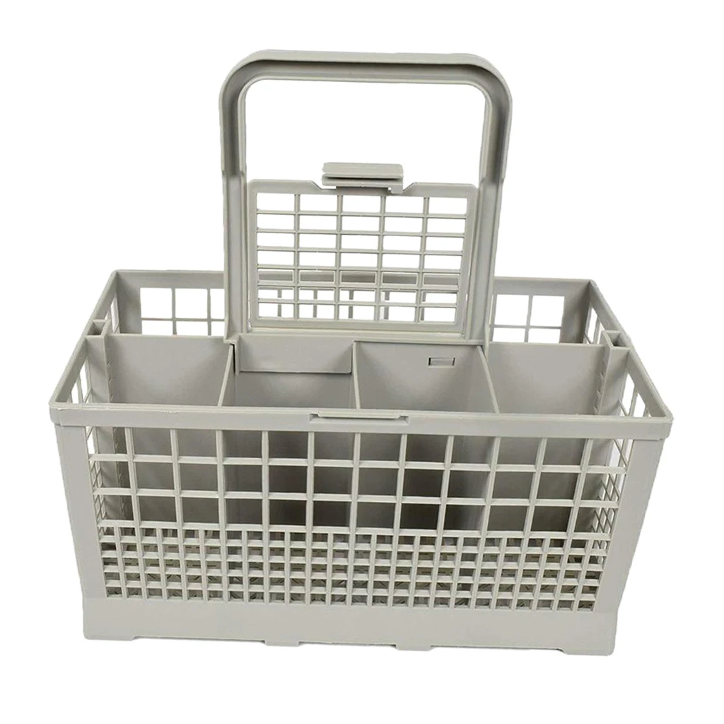 8 Slot Dishwasher Cutlery Basket Cage Spoon Rack Universal with Handle Lid for Kitchen Hotel 8 Slot Dishwasher Cutlery Basket Cage Spoon Rack Universal with Handle Lid for Kitchen Hotel