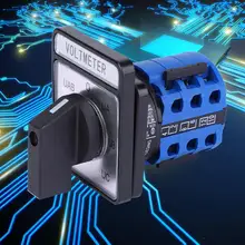 Changeover Switch CA10 4-Position 8 Terminals Changeover Selector Control Switch Cam Generator rotary switch 4 position rotary switch 380v 20a 2 phases electric motor selector control cam switch manufacturing hz5b 20 2 red handle