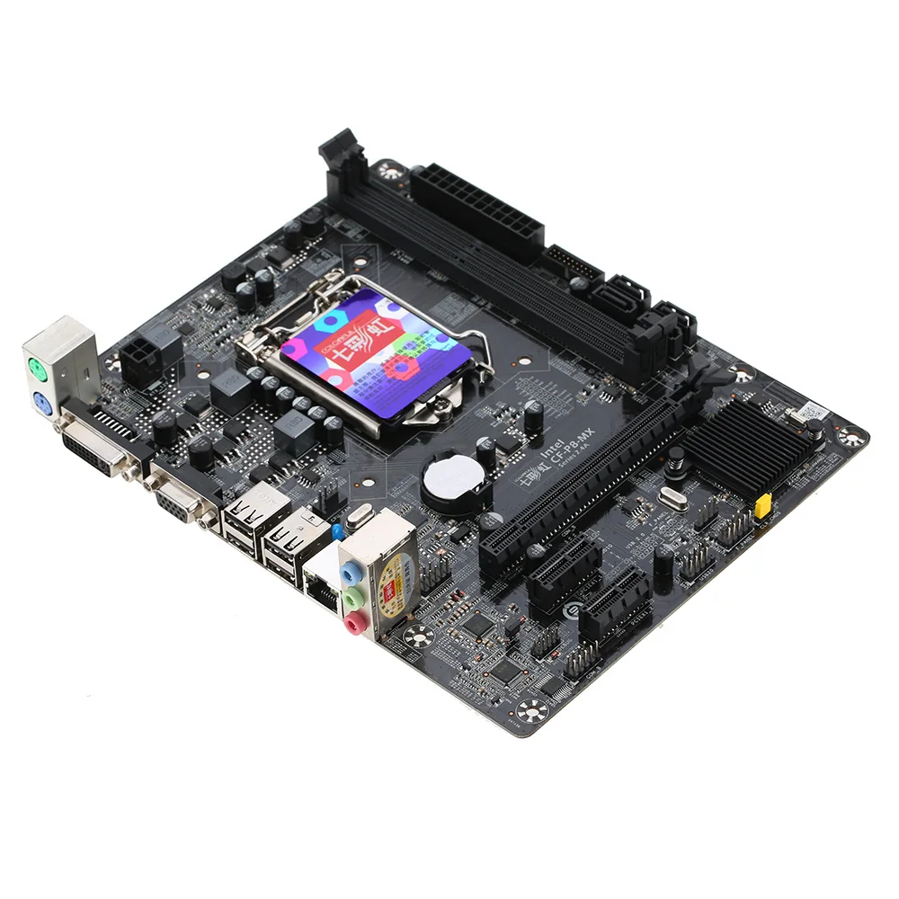 Материнская плата Colorful C.H81M plus V24A Системная Intel LGA 1150 DDR3 системная mATX SATA 3 поддержка
