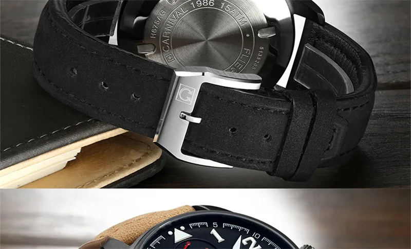 Карнавальный Топ бренд водонепроницаемые противоударные серии механические часы для мужчин дайвинг 100 м спортивные военные часы Роскошные